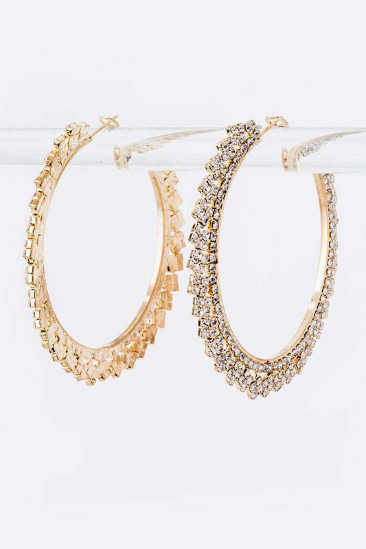 Portia Circle Hoop Earrings