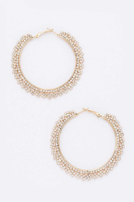 Portia Circle Hoop Earrings