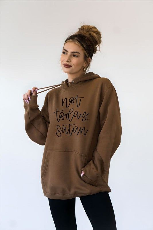 Not Today, Satan Soft Hoodie