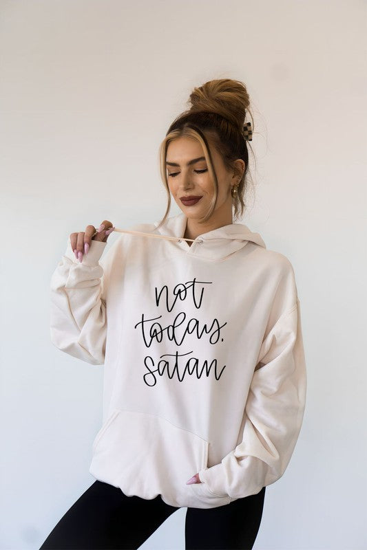 Not Today, Satan Soft Hoodie