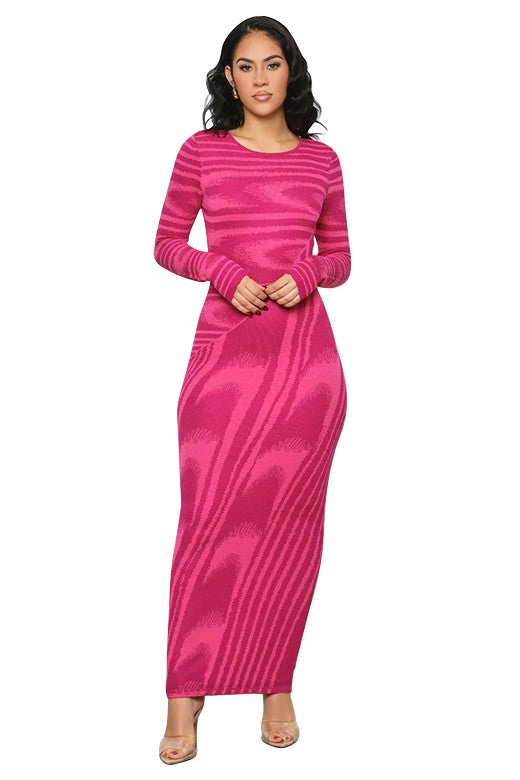 Aeris Abstract Maxi Dress