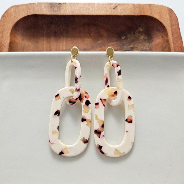 Chrissy Terrazzo Earrings