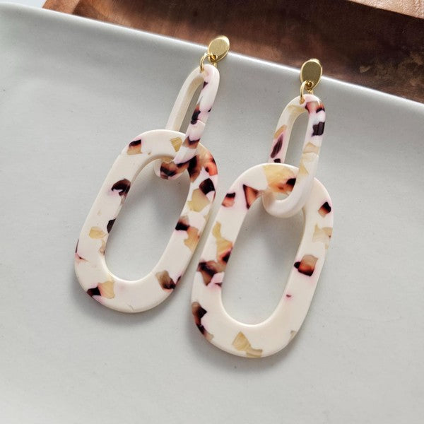 Chrissy Terrazzo Earrings