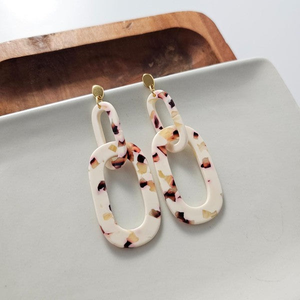 Chrissy Terrazzo Earrings