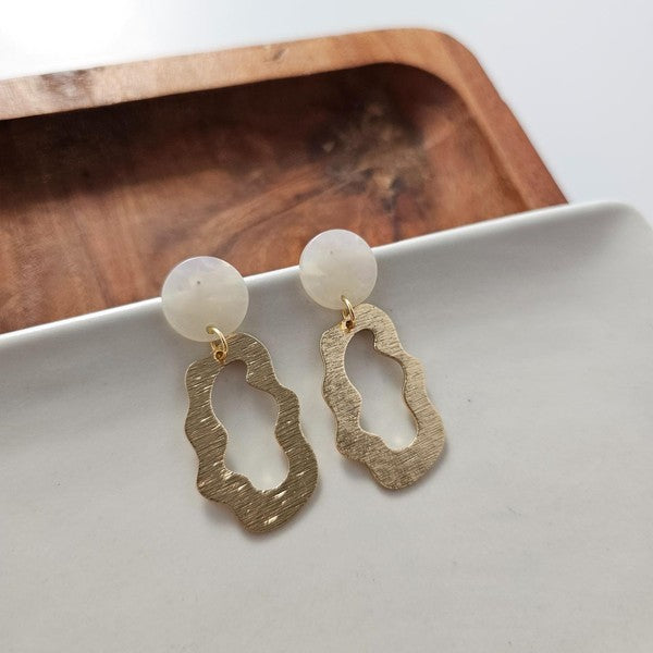 2K Wave Drop Earrings