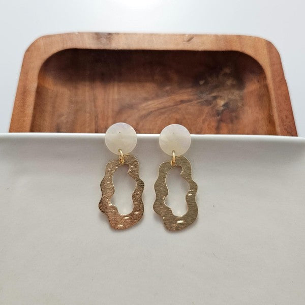 2K Wave Drop Earrings