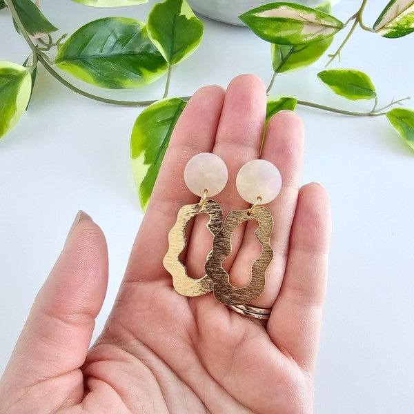 2K Wave Drop Earrings