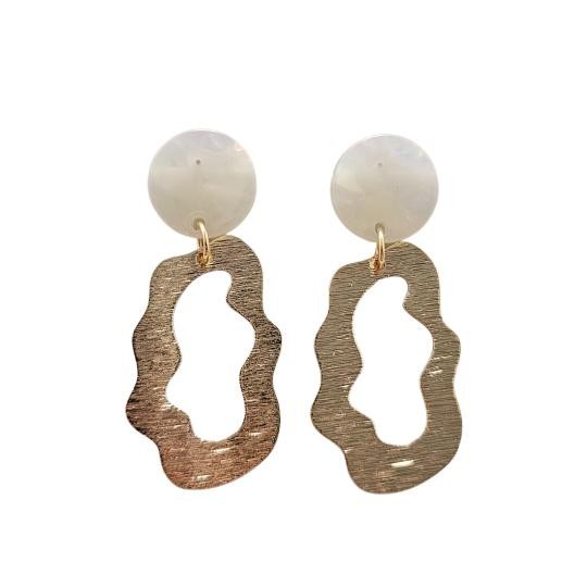 2K Wave Drop Earrings