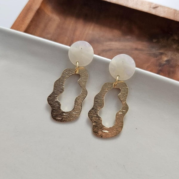 2K Wave Drop Earrings