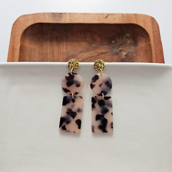 Nora Blonde Tortoise Earrings