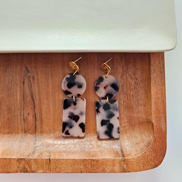 Nora Blonde Tortoise Earrings