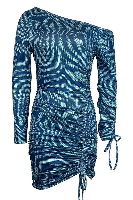 Zahra Abstract Mini Dress