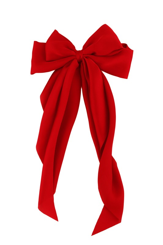 Oversized Ribbon Bow Hair Pin