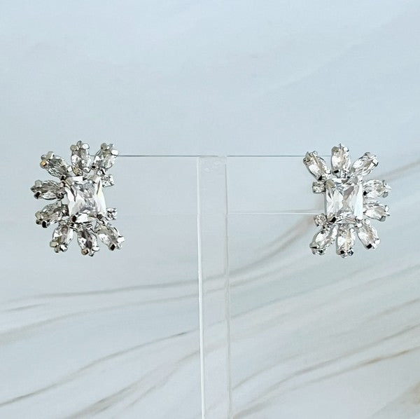 Radiating Shine Stud Earrings