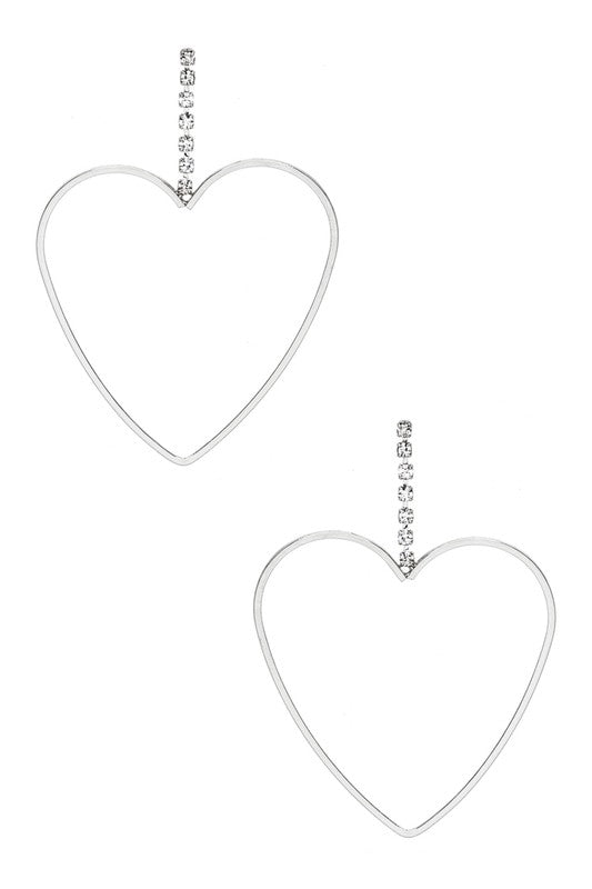 Take My Open Heart Drop Earrings