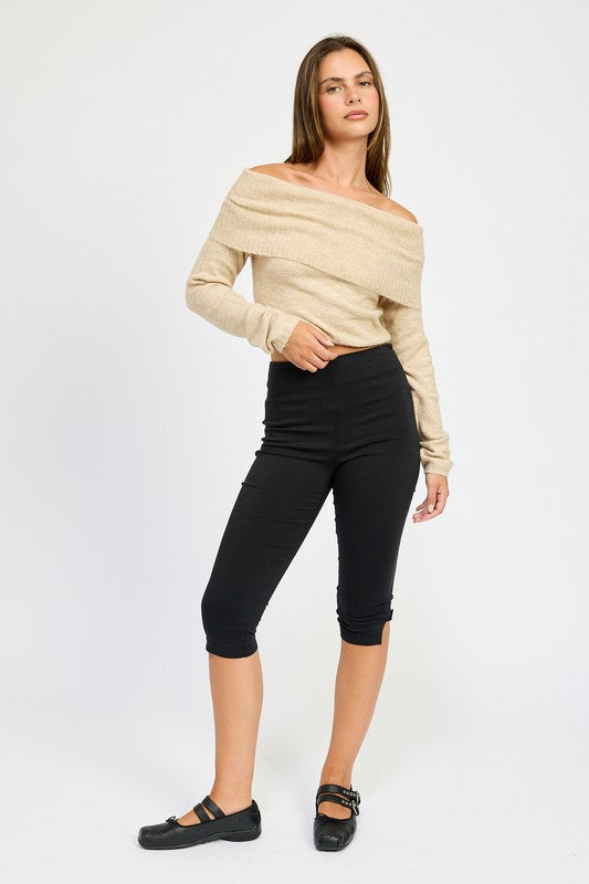 Daphne Off The Shoulder Sweater Top