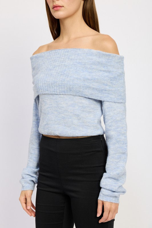 Daphne Off The Shoulder Sweater Top