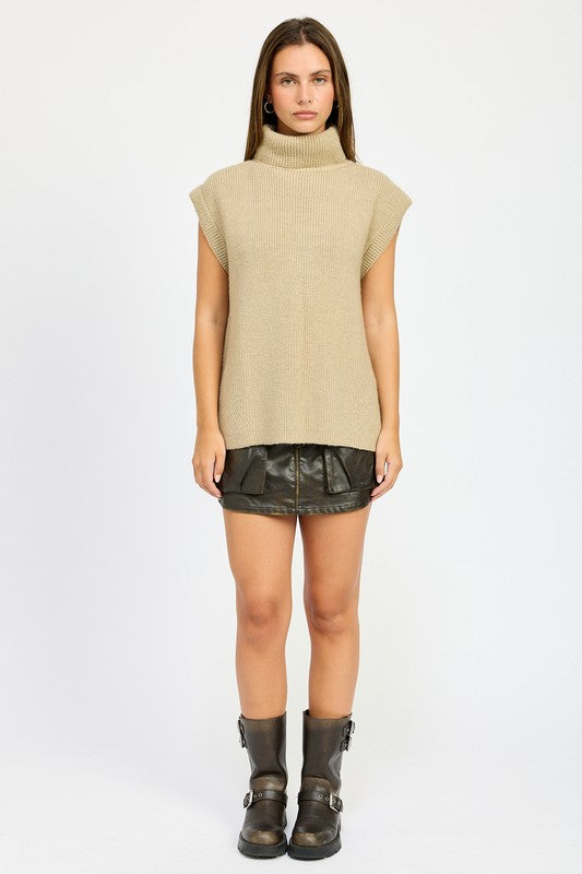 Reese Turtleneck Sweater Top