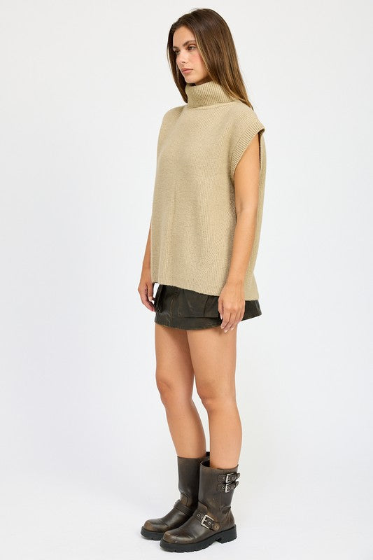 Reese Turtleneck Sweater Top