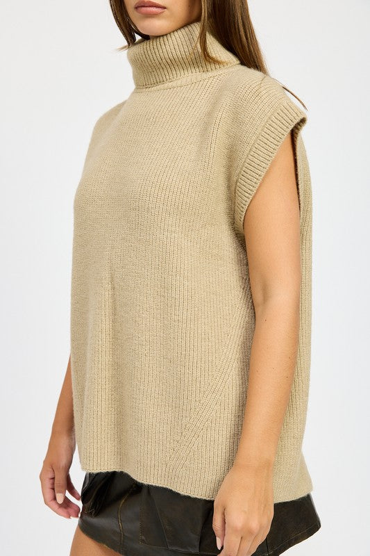 Reese Turtleneck Sweater Top