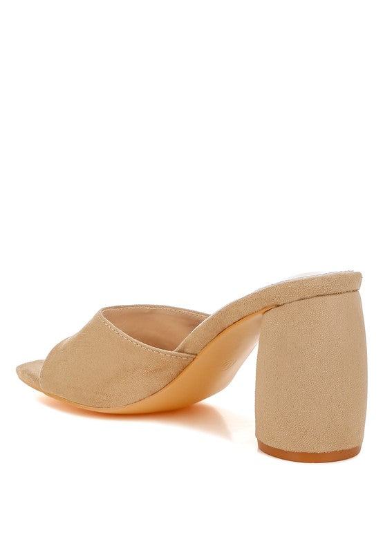 Round The Way Micro Suede Sandals