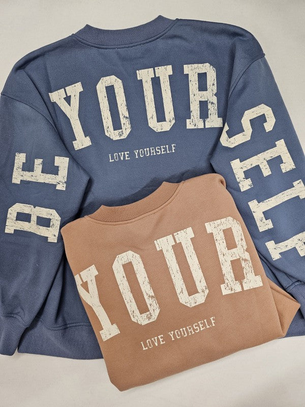 Be Yourself Sweatshirt Plus