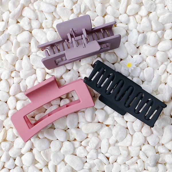 Soft Matte Hair Claw Set