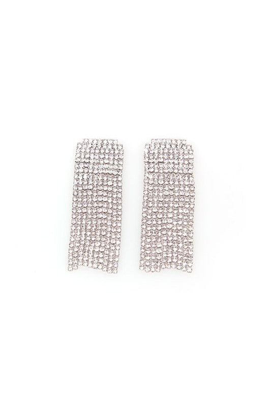 The Ritz Tassel Rhinestone Earrings