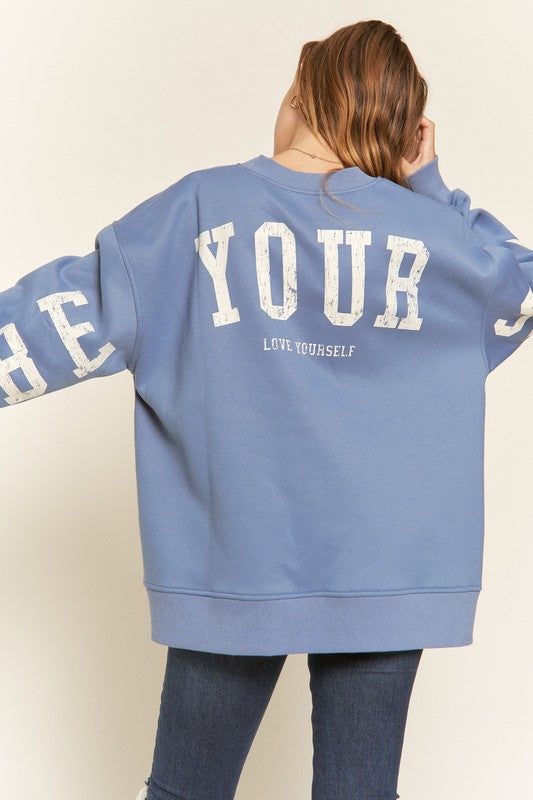 Be Yourself Sweatshirt Plus