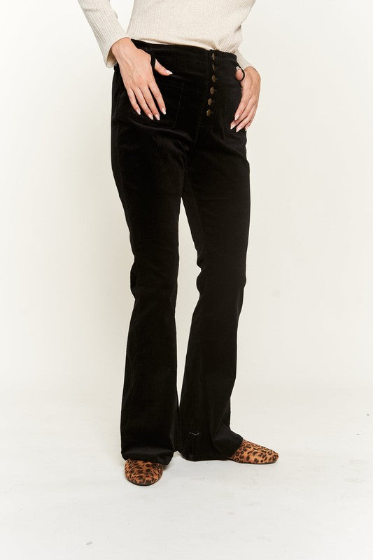 Kiely Corduroy Flare Pants Plus