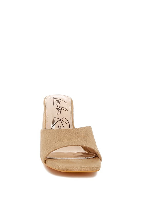 Round The Way Micro Suede Sandals