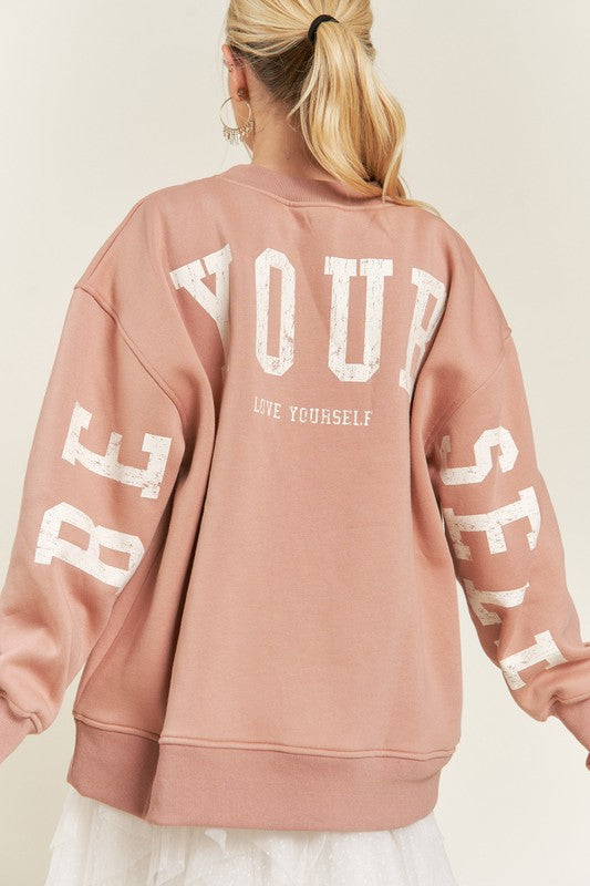 Be Yourself Sweatshirt Plus