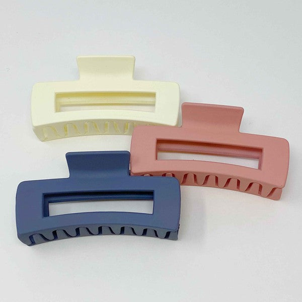 Soft Matte Hair Claw Set