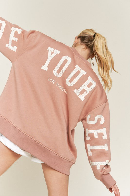 Be Yourself Sweatshirt Plus