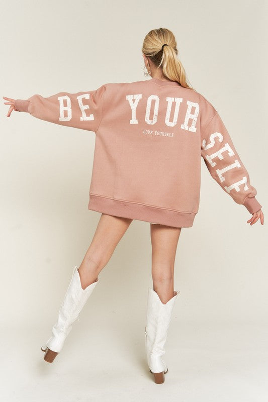 Be Yourself Sweatshirt Plus